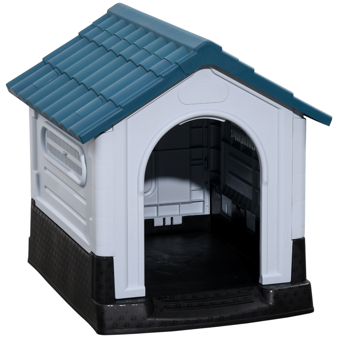 Ultimate Outdoor Dog Kennel - Cozy Plastic House for XS Dogs, Easy Setup!