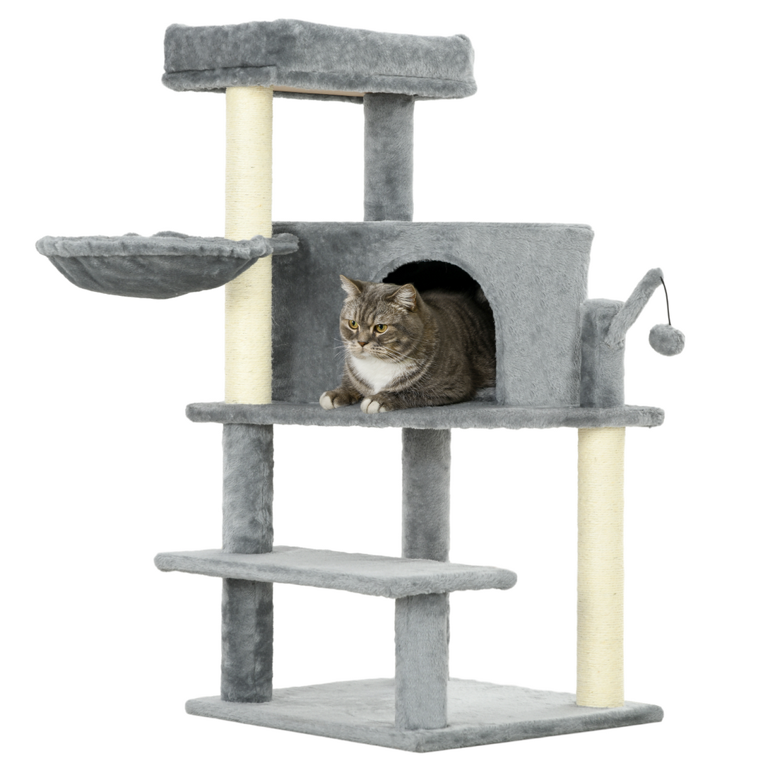 Ultimate PawHut Cat Tree: Multi-Tier Climbing Tower & Sisal Scratching Delight