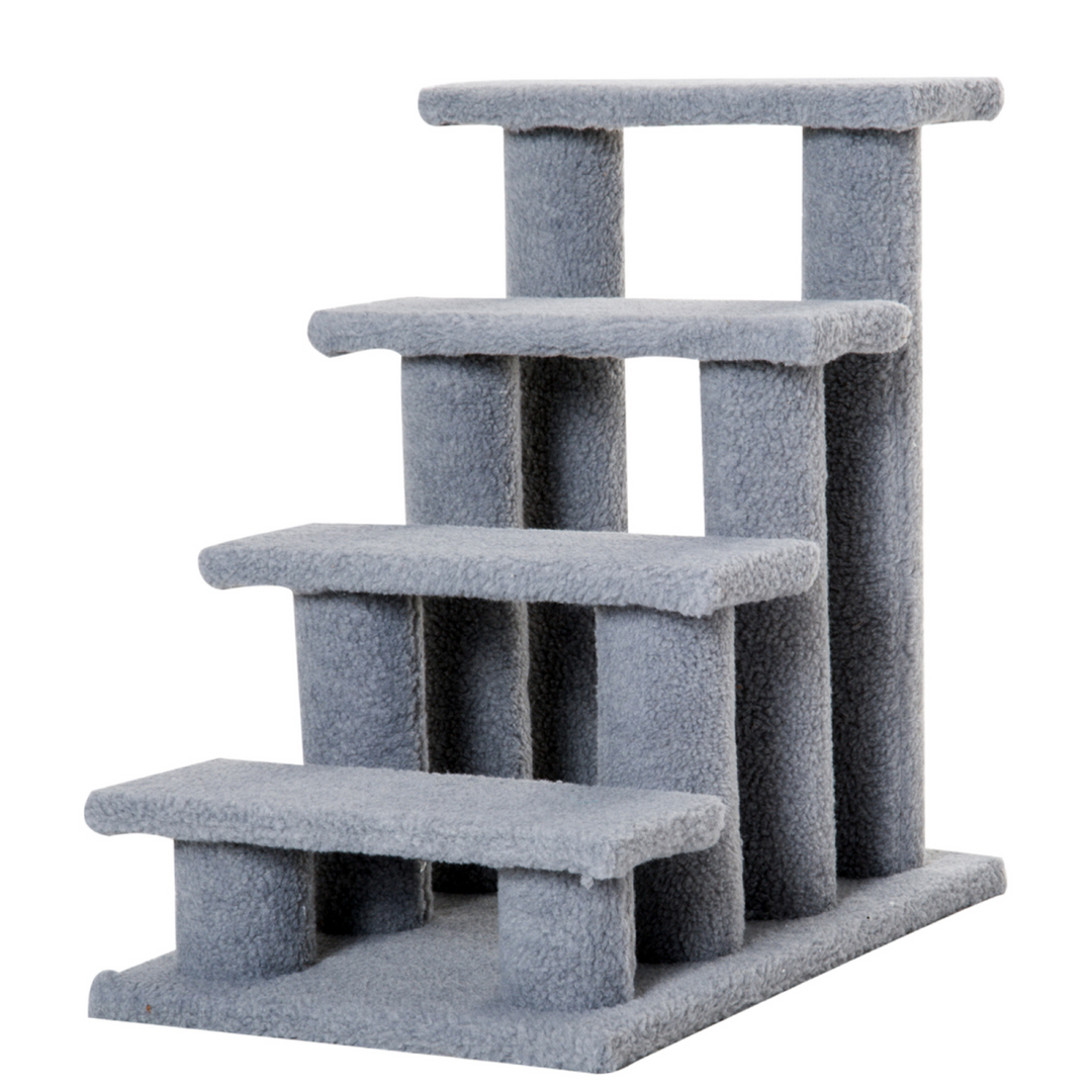 4-Step Cat Ramp Ladder - Ultimate Safety Climbing Frame for Your Furry Friend!