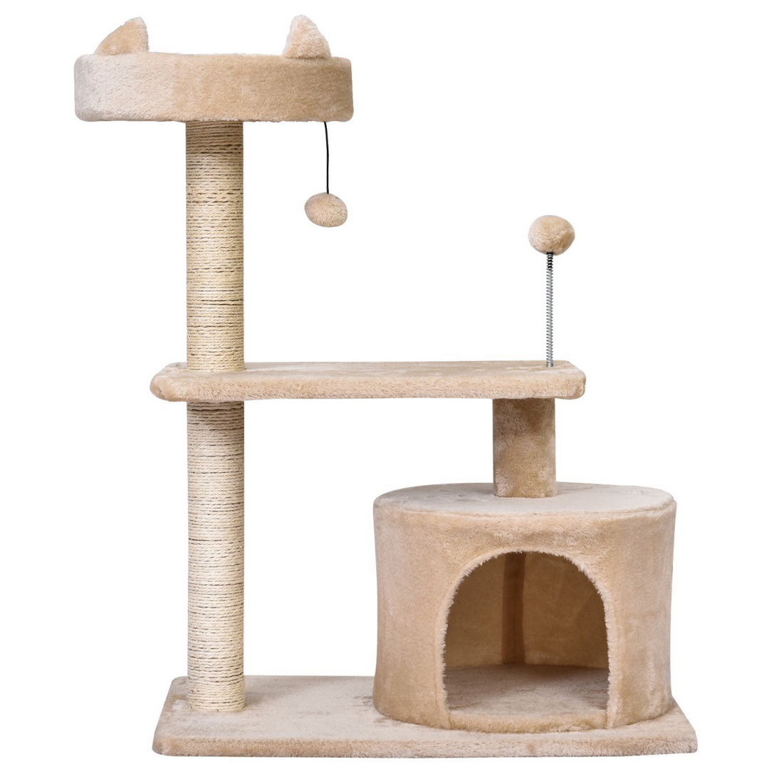 Deluxe 81cm Cat Tree Tower: Ultimate Playground & Cozy Hideaway for Cats!