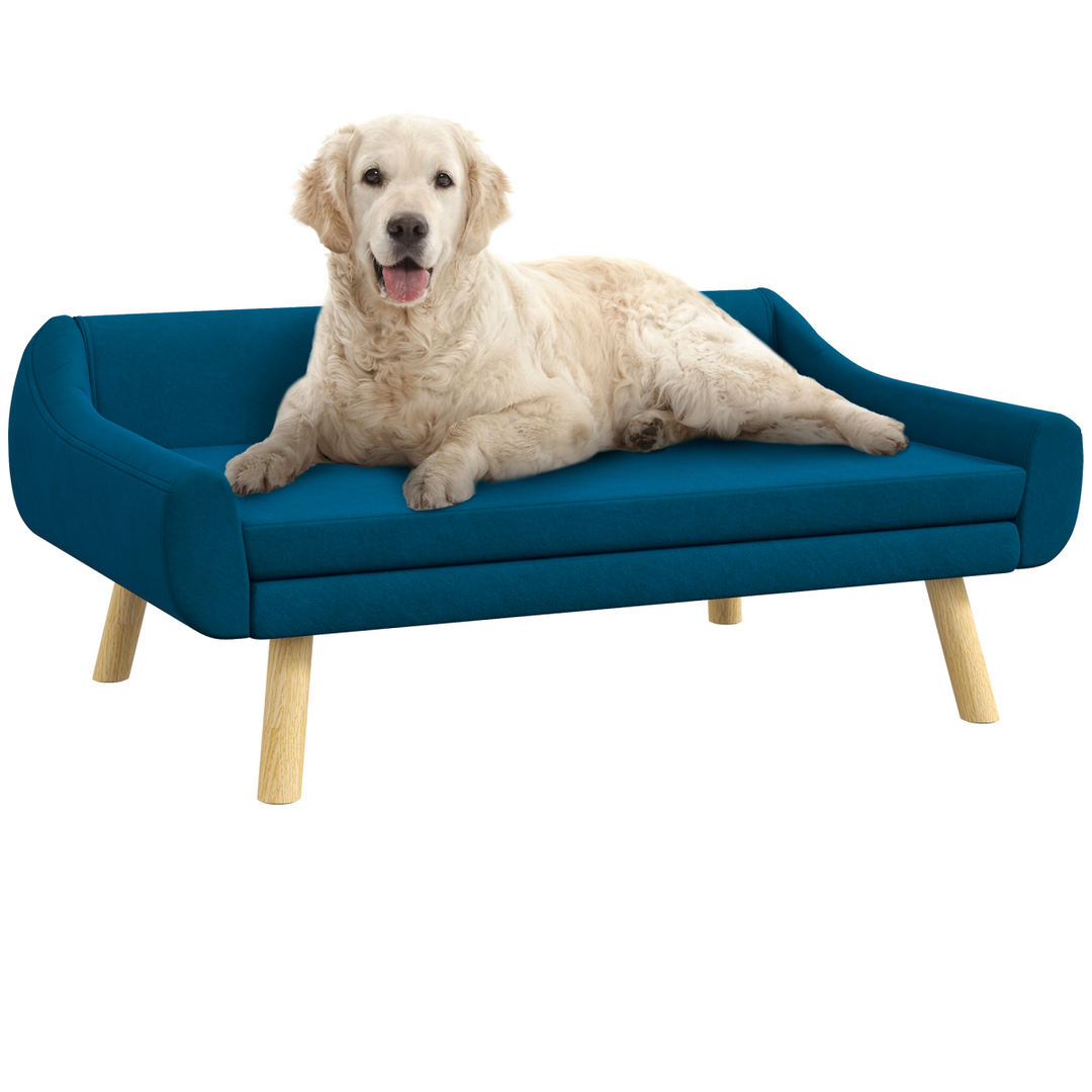 Chic PawHut Elevated Dog Sofa Bed – Stylish Comfort for Your Beloved Pet