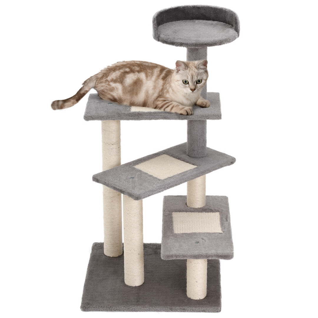 Ultimate Cat Tree Tower: Multi-Level Climbing & Scratching Oasis for Play!